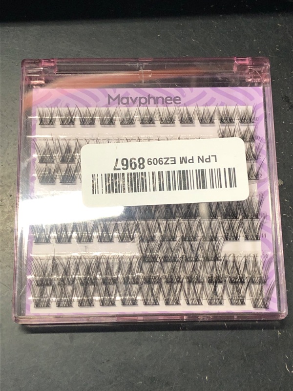 Photo 1 of VYRILA Lash Clusters 0.05mm Individual Lashes, 3D Wispy Lashes Clusters, 0.1mm Super Thin Band Resuable Natural Lashes,C Curl Faux Mink Lashes,120pcs Lash Extension (Green Joy-C-0.05-8-16mix)