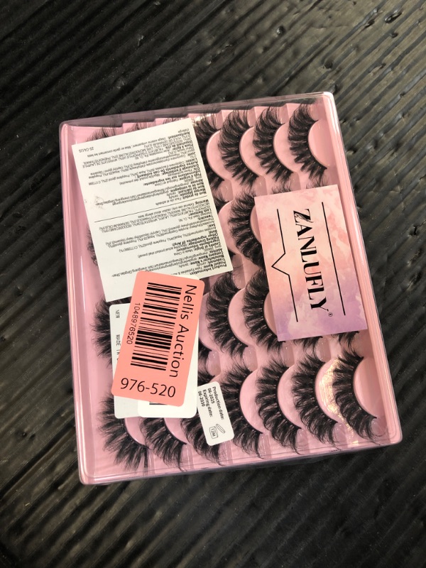 Photo 1 of False Eyelashes Russian Strip lashes zanlufly Cat Eye Eyelashes Faux Mink Lashes D-Curly Volume Fake Lashes Look Like Extension Eyelashes Long Strip Wispy 14 Pairs Lashes