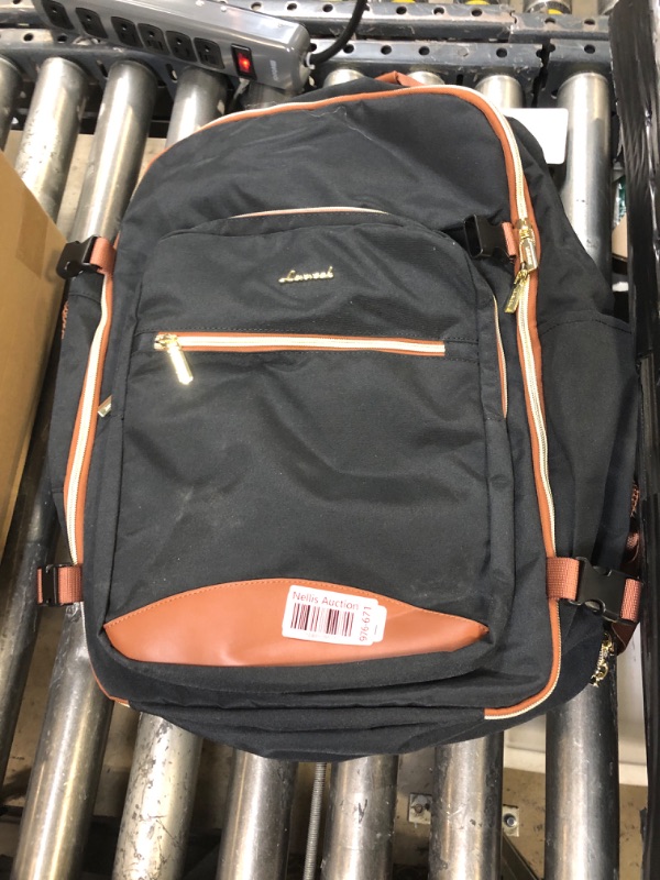 Photo 1 of LOVEVOOK 40L Travel Backpack for Women & Men, Airline Approved Carry On Luggage with 3 Packing Cubes, TSA Overnight Bags, Waterproof Personal Item Bag, Weekender Essentials Backpacks fits 17" Laptop
