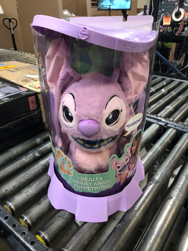 Photo 1 of WOW! STUFF Disney Angel Puppetronic by RealFX | with a Limited 1st Edition Certificate | Looks, Feels & Sounds Real! | Disney's Lilo & Stitch | Over 100 Action & Sounds | 18" High | Ages 6+