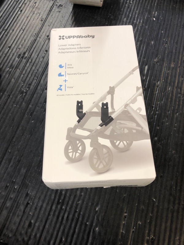 Photo 1 of UPPAbaby Lower Adapter for Vista, Vista V2, Vista V3 Strollers/Compatible with RumbleSeat V2+, Bassinet, Aria, Mesa V2, and Mesa Max Infant Car Seats/Quick + Secure Attachment / 1 Set