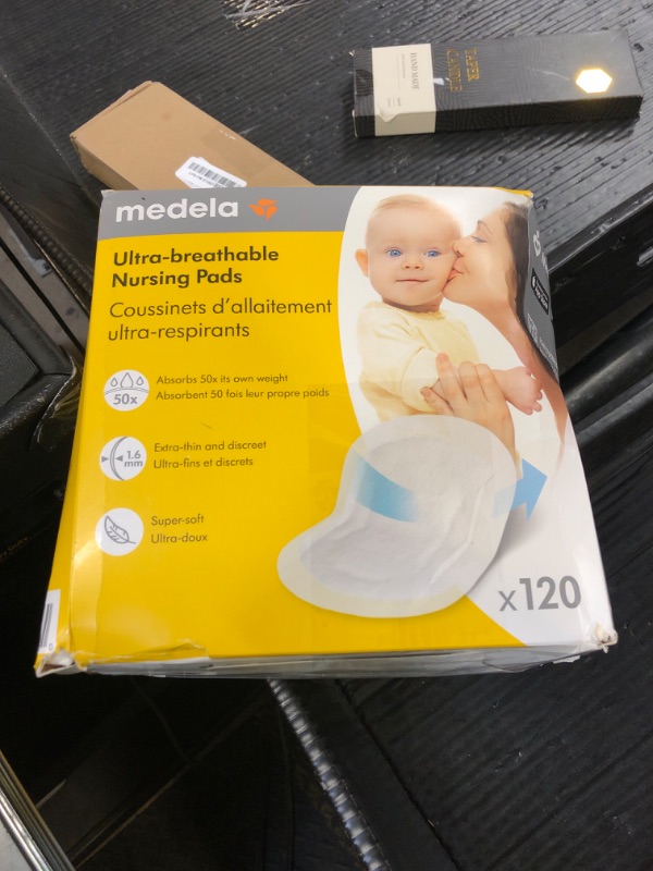 Photo 1 of Medela Ultra-Breathable Nursing Pads, Highly Absorbent, Super Soft, Discreet Design for Comfortable Wear, Pack of 120