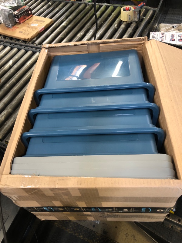 Photo 1 of 4 PACK STORAGE BINS (UNKNOWN SIZE)_