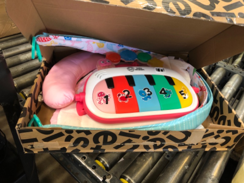 Photo 1 of Baby Einstein Ocean Explorers 4-in-1 Kickin Tunes Jellyfish Jamboree Music & Language Discovery Gym, Pink, Ages 0 Months and Up