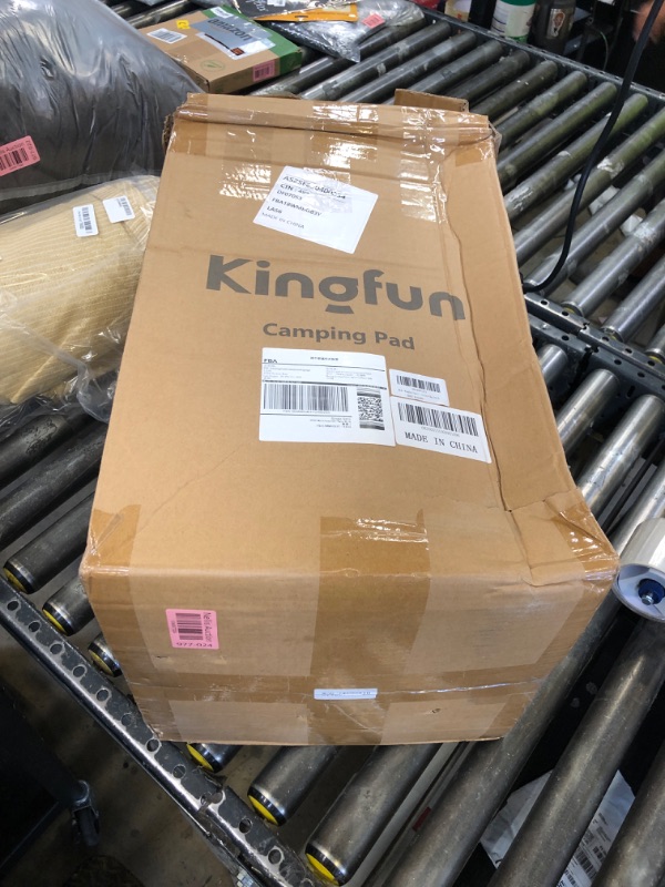 Photo 1 of Kingfun 3 Inch CertiPUR-US Memory Foam Camping Mattress, Waterproof Roll up Sleeping Pad for Adults, Comfortable Thick Floor Sleeping Mats for Car Truck Tent with Removable Travel Bag, Twin XL