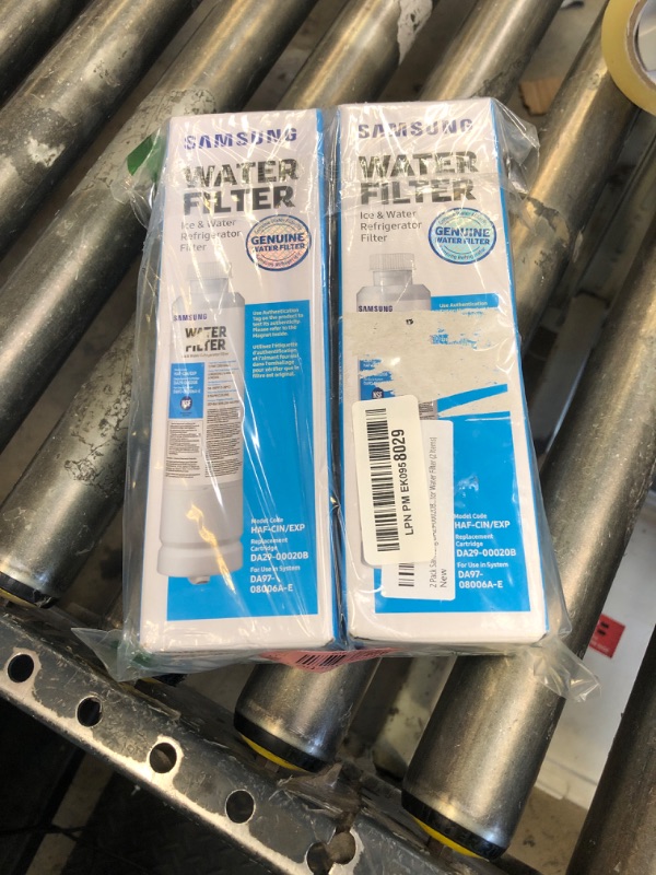 Photo 1 of 2 Pack Samsung DA29-00020B HAF-CIN/EXP Refrigerator Water Filter (2 Items)