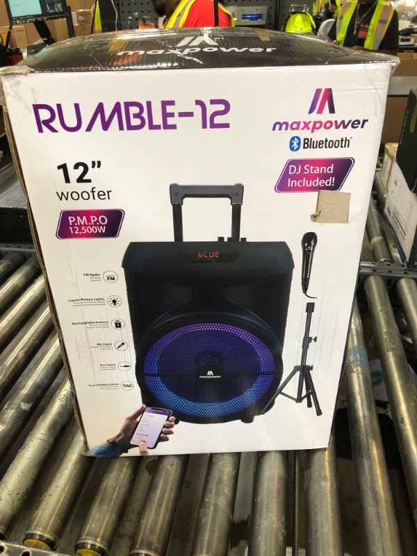 Photo 1 of MAXPOWER RUMBLE-12" WOOFER (BLUETOOTH)