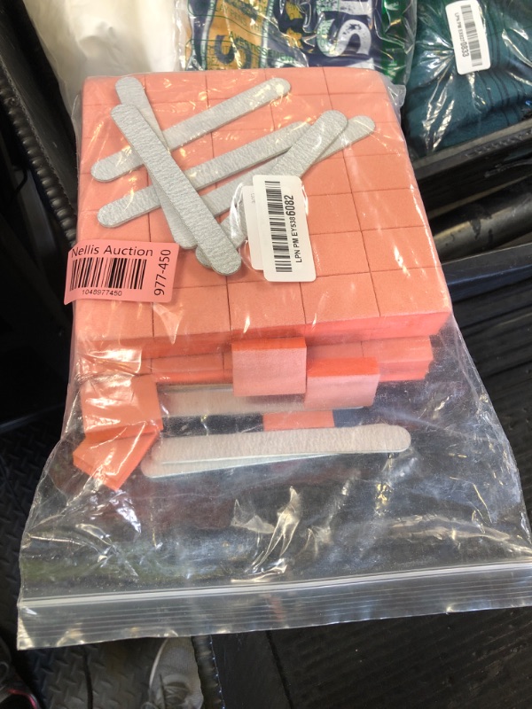 Photo 1 of Karlash Nail Mini Orange Buffer Block File 80/100 Grit 2 Sided (130 Count)