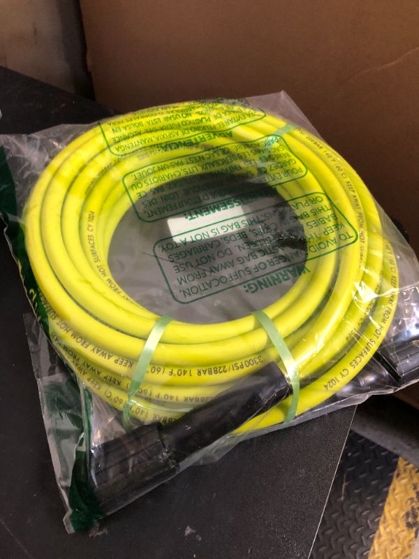 Photo 1 of RYOBI RY31HPH01 1/4 in. x 35 ft. 3,300 PSI Pressure Washer Replacement Hose