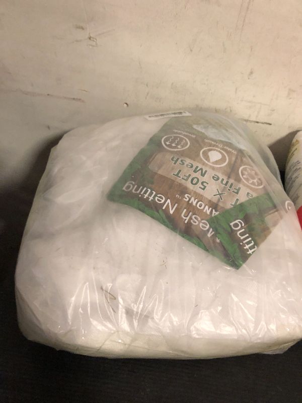 Photo 1 of 10 * 50FT Thicker Ultra Fine Garden Mesh Netting Pest Barrier, Plant Covers for Outdoor Patio Greenhouse Vegetables Fruit Flower Garden Protection, Row Covers Fabric Screen Insect Bug Bird Netting