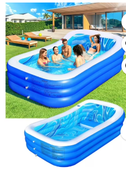 Photo 1 of Inflatable Pool with Big Backrest and Seat
