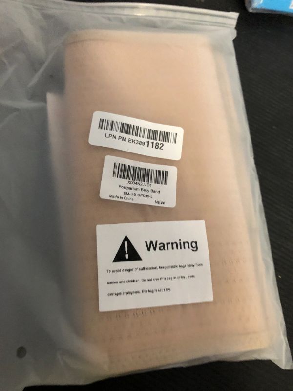 Photo 1 of Postpartum Belly Band for C-Section Recovery - Abdominal Binder Post Surgery with Hot Cold Pocket for Pain & Swelling Relief - Breathable Adjustable Back Support Belt Wrap for Women