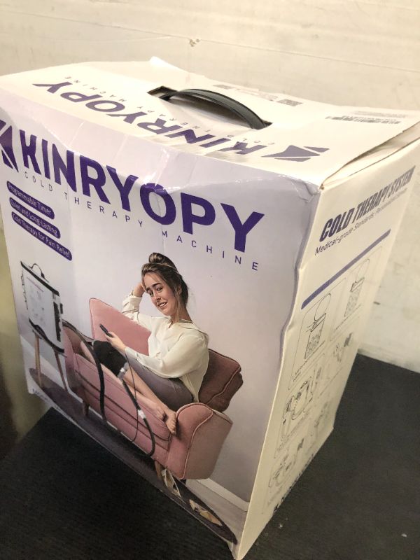 Photo 1 of Cold Therapy Machine with Programmable Timer, Portable Ice Machine for Shoulder After Surgery, Shoulder Replacement Recovery System, Cryotherapy Pain Relief w/Compression Pad