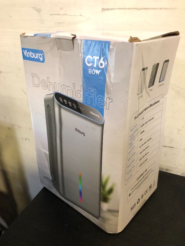 Photo 1 of Dehumidifier for Basement (85 OZ, 800 sq ft) Quiet Dehumidifiers for Home, Auto Shut-Off, Sleep Mode, 3 Gear Timer(8H,16H,24H), Small Dehumidifier for Bedroom, Bathroom with Drain Hose
