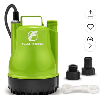 Photo 1 of FLUENTPOWER Submersible Utility  Water Pump