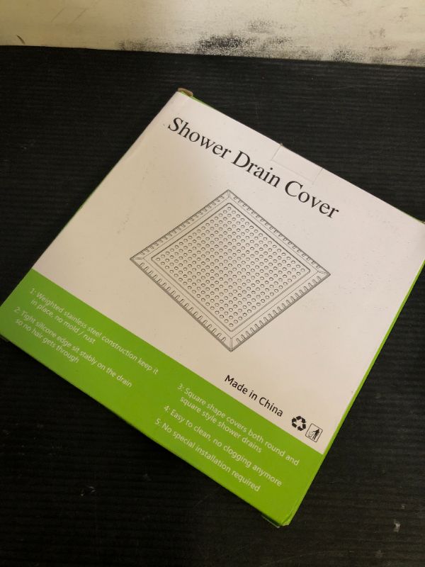 Photo 1 of Aojuxix Shower Drain Hair Catcher/Drain Strainer/Shower Drain Cover for Bathroom Floor Drain, Stainless Steel and Silicone (Patented Product)