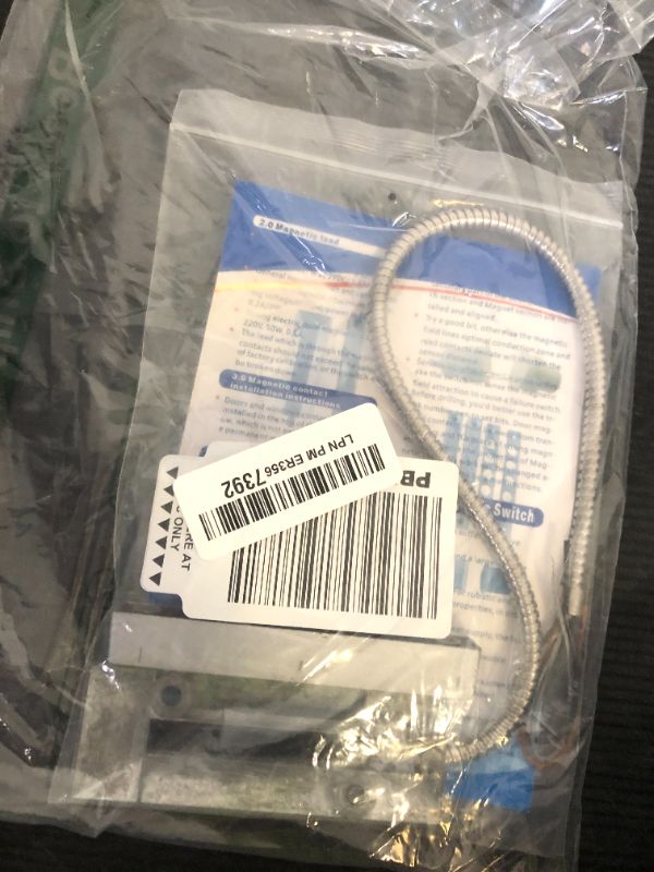 Photo 1 of uxcell Rolling Door Contact Magnetic Reed Switch Alarm with 3 Wires for N.O./N.C. Applications OC-55