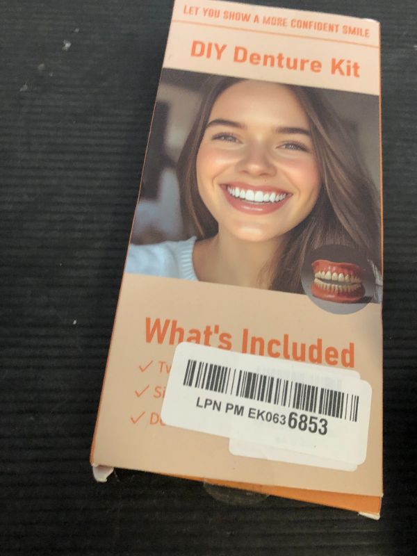 Photo 1 of Denture Do it Yourself Full Set of Top and Bottom Fake Teeth to Create Your Perfect Smile at Home-NN02