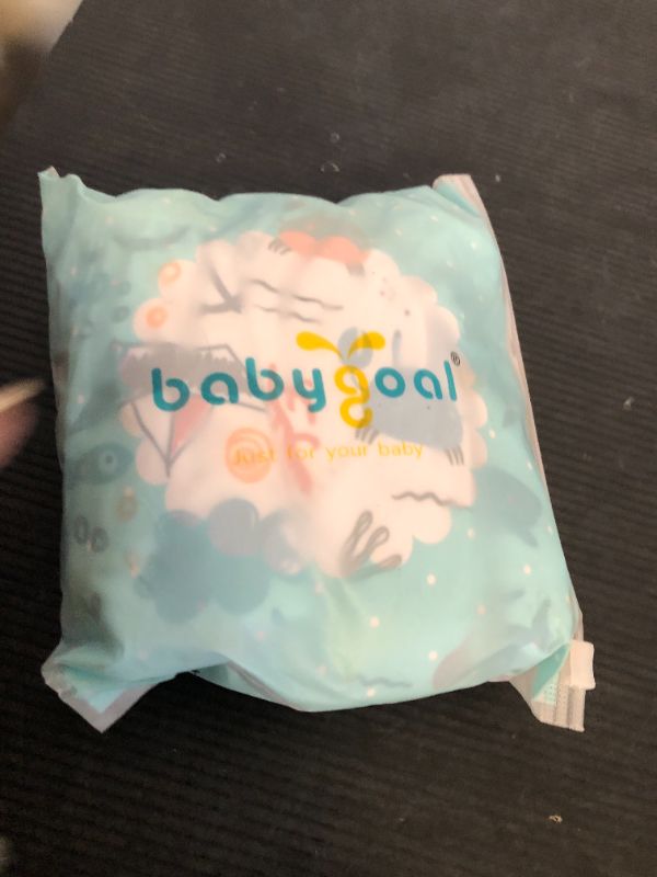 Photo 1 of Babygoal Swim Diapers 3 Pack for 8M-3T Babies and Toddlers, Reusable Adjustable Washable for Baby Girl and Boy Swimming Lessons-Crab,Shark