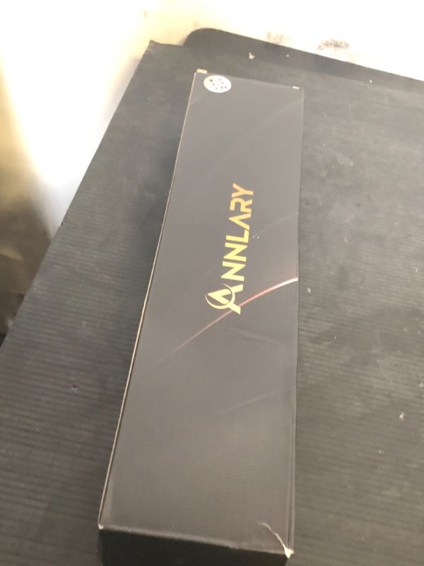 Photo 1 of Annlary Hair Straightener 1 Inch Flat Iron and Curler 2 in 1 Titanium Ceramic Ionic Dual Voltage Straightener with Silicone, for Less Frizz, Shinier & Smoother