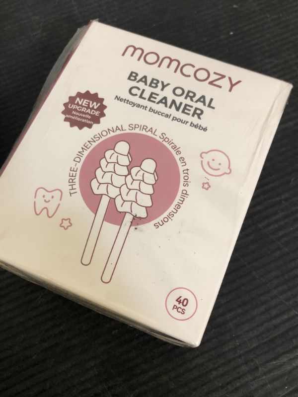 Photo 1 of Momcozy Baby Tongue Cleaner Gauze, Baby Toothbrush Disposable Oral Cleaner, Toddler Tooth Brush for Tooth Mouth Gum Clean, Infant Toothbrush Oral Cleaning Stick, Baby Oral Cleaner Newborn, 40 Count