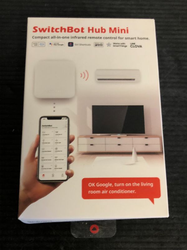 Photo 1 of SwitchBot Hub Mini Smart Remote - IR Blaster, Link SwitchBot to Wi-Fi (Support 2.4GHz), Control TV, Air Conditioner, Compatible with Alexa, Google Home, IFTTT