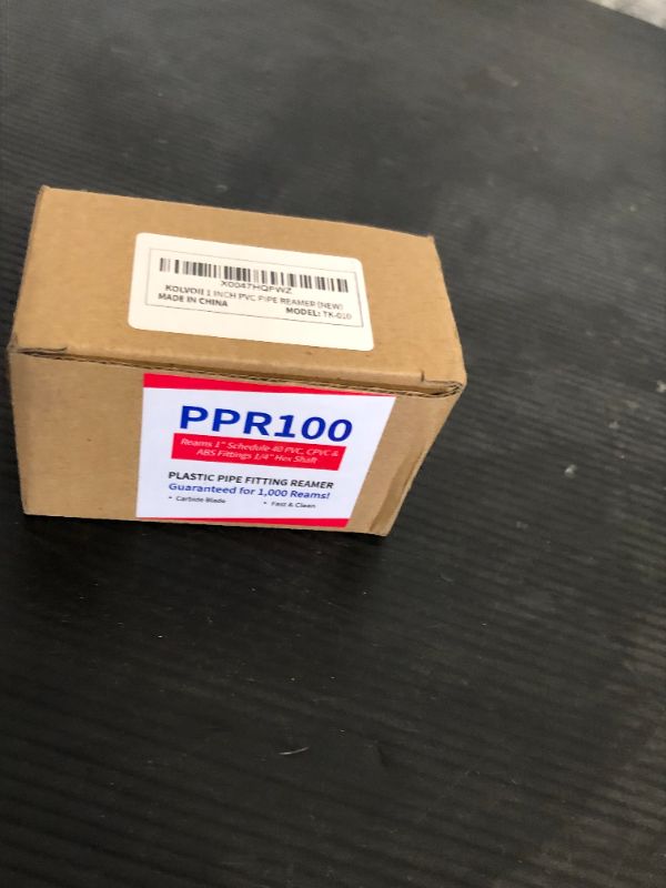 Photo 1 of Kolvoii 1 Inch PVC Pipe Reamer, PVC Fitting Saver for SCH 40, Plastic Pipe Fitting Reamer, Pipe Reamer Suit for Water Lines, Drain Lines, Vent Lines