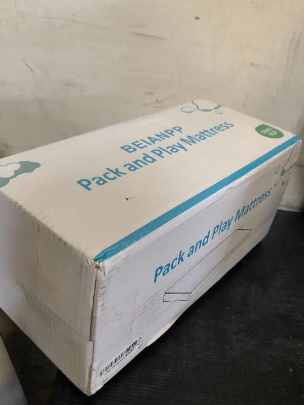 Photo 1 of BEIANPP Pack and Play Mattress Topper 38"x26", Soft Breathable Waterproof Cover, Baby Pack N Play Mattresses Pad