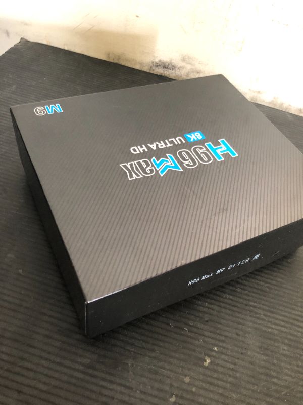 Photo 1 of H96 Max M9 TV Box Android 14.0 RK3576 8GB RAM 128GB ROM WiFi6 1000M LAN BT5.4 USB3.0 Support AV1 VP9 4K 60fps H.265 HDR Box