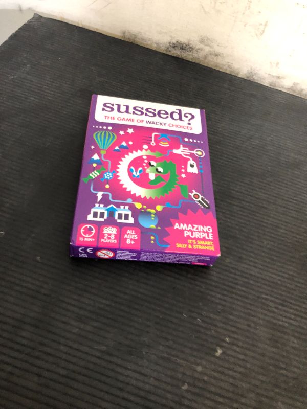 Photo 1 of SUSSED Wacky ‘What Would You Do’ Card Game - Fun & Easy Travel Game for Girls, Boys & Tweens - Builds Kids’ Social Skills & Confidence - Purple Pack: Dragons, Space & Magic