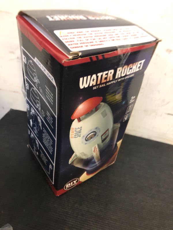 Photo 1 of TANSAR Sprinkler Rocket Launcher, Outdoor Water Toys for Kids, Summer Outside Game, Holiday & Birthday Ideas for Boys Girls Age 3 4 5 6 7 8 Year Old, Gray