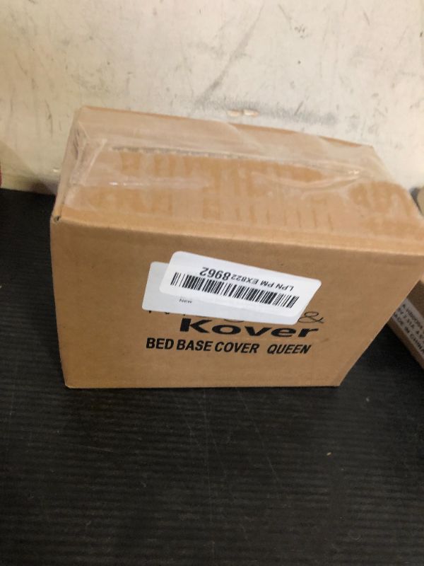 Photo 1 of Box Spring Cover Queen Size - Jersey Knit & Stretchy Wrap Around 4 Sides of The Box Spring, Alternative for Bed Skirt, Ultra Soft, Wrinkle & Fading Resistant, Gray
