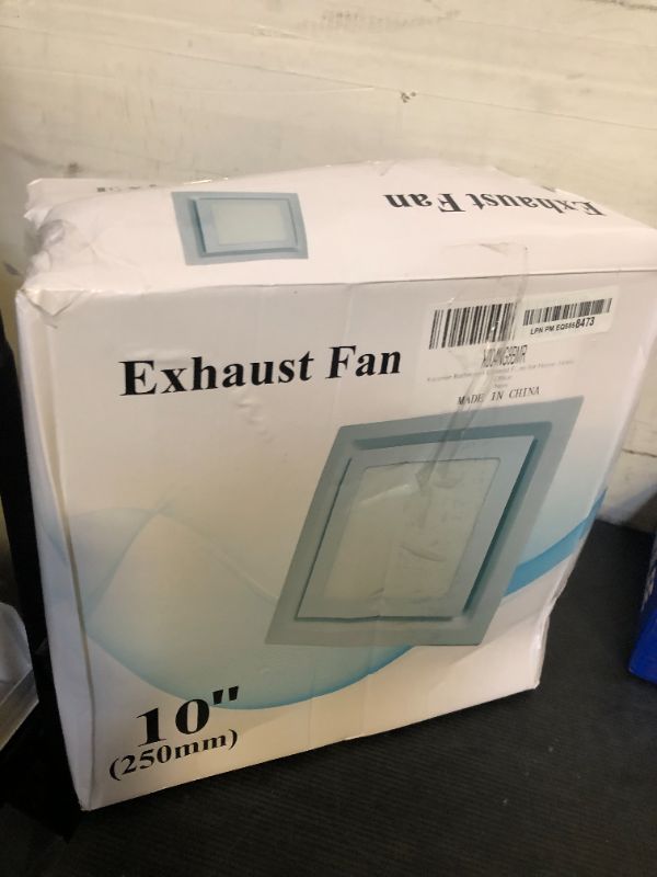 Photo 1 of Kirumie Bathroom Exhaust Fan with Light, 110CFM Bathroom Fan with Light 3000K/4500K/6000K, Quiet Vent with Lever Wire Connectors&Duct, 12 Inch Ceiling Mount Exhaust Fan for Home, Hotel, Office