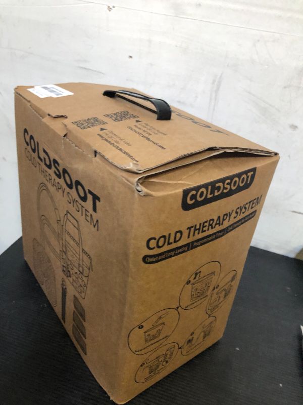 Photo 1 of COLDSOOT Cold Therapy Machine w/Timer, Compact and Portable Ice Machine for Knee After Surgery, Knee Replacement Recovery System, Cryotherapy Pain Relief w/Compression Pad for Shoulder, Hip and Ankle