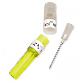 Photo 1 of IDEAL Instruments Needle -Poly Hub 20G X3/4"