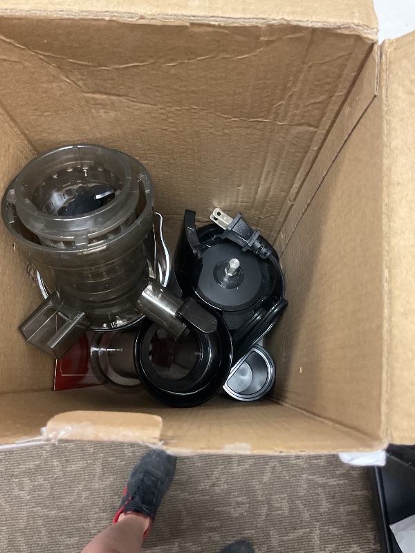 Photo 1 of Masticating Juicer Machines, Reemix Cold Press juicer Machine Compact & Small Size, Juice Extractor, Nutrient and Vitamin Dense, BPA-Free Tritan, Easy to Clean (Silver)