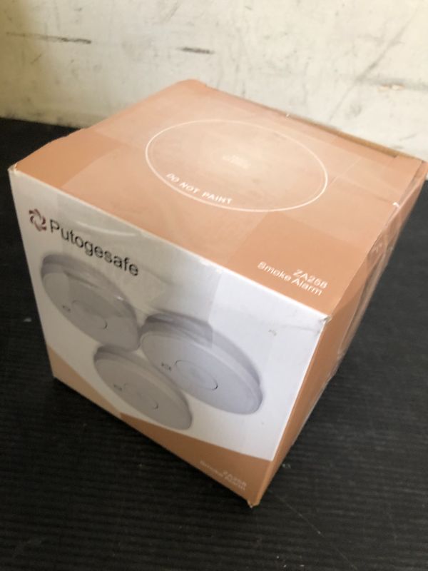 Photo 1 of Putogesafe Smoke Detector Interconnected, Wireless Smoke Alarm with 5 Years Replaceable Battery, 10-Year Lifetime Fire Alarm with Silence Function and Low Battery Warning for Bedroom and Home,3 Packs