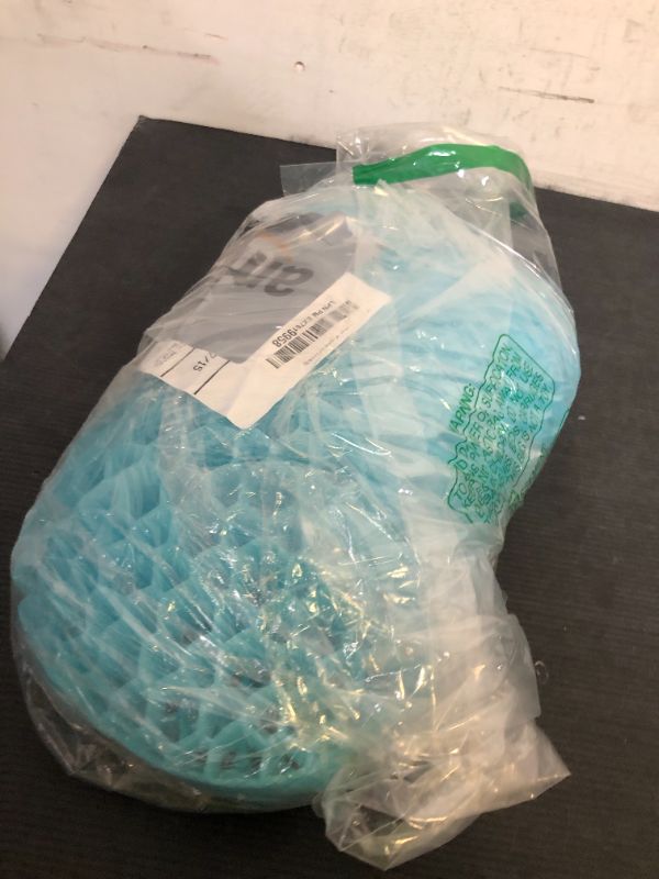 Photo 1 of Sunlit Bath Jello Gel Bath Pillows, Lumbar Pillow for Bathtub, Back Support Pillow, Gel Pillow with Non-Slip Suction Cups for Lumbar, Back Rest Support, Fits Curved or Straight Back Tubs, Aqua