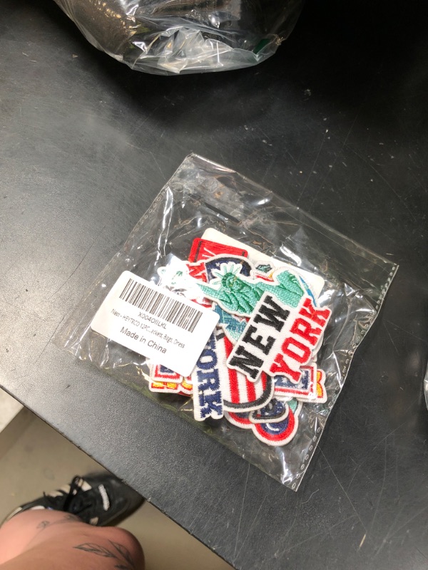 Photo 1 of HEYTRCO 12PCS New York City Iron on Patches, NYC Apple Travel Statue of Liberty Taxi Skyline Embroidered Badges for Clothes, Applique for Shirts, Trucker Hats, Jeans, Jackets, Bags, Dress
