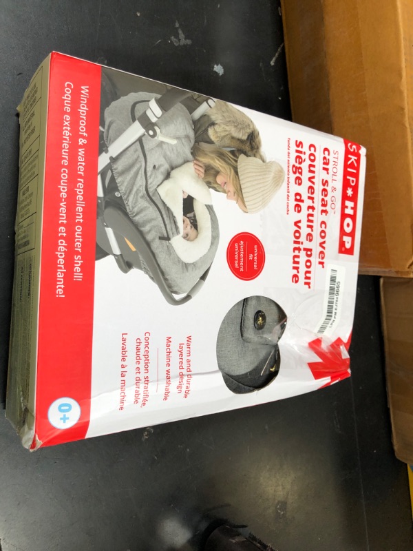 Photo 1 of Skip Hop Winter Car Seat Cover, Stroll & Go, Heather Grey