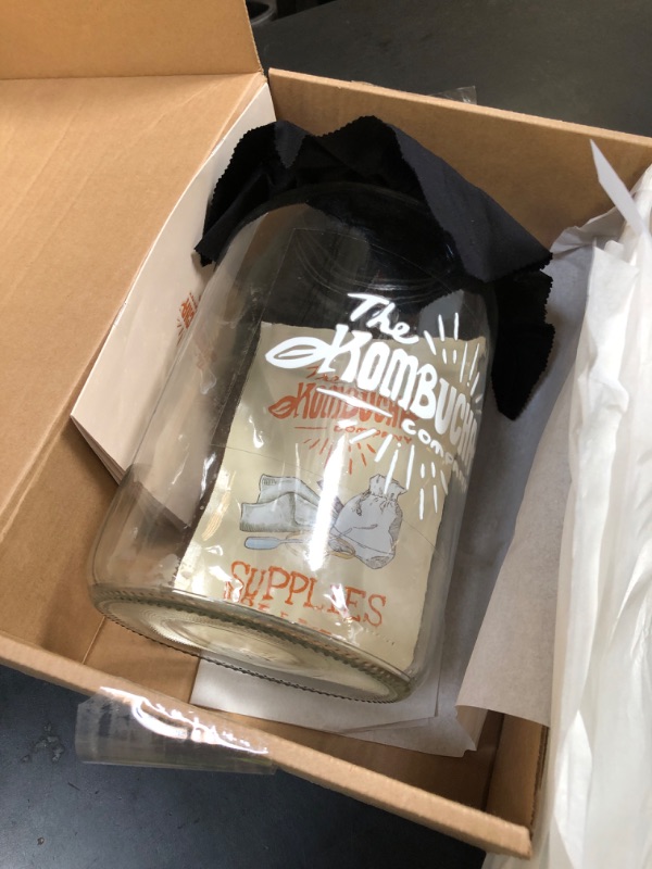 Photo 1 of *MISSING PIECES* Kombucha Home Brewing Starter Kit | 5-Inch Large Scoby Kombucha Starter Kit | Complete Kit Includes What You Need w/ 16 oz Starter Tea, Brewing Jar & Brewing Supplies | Brew Unlimited Kombucha