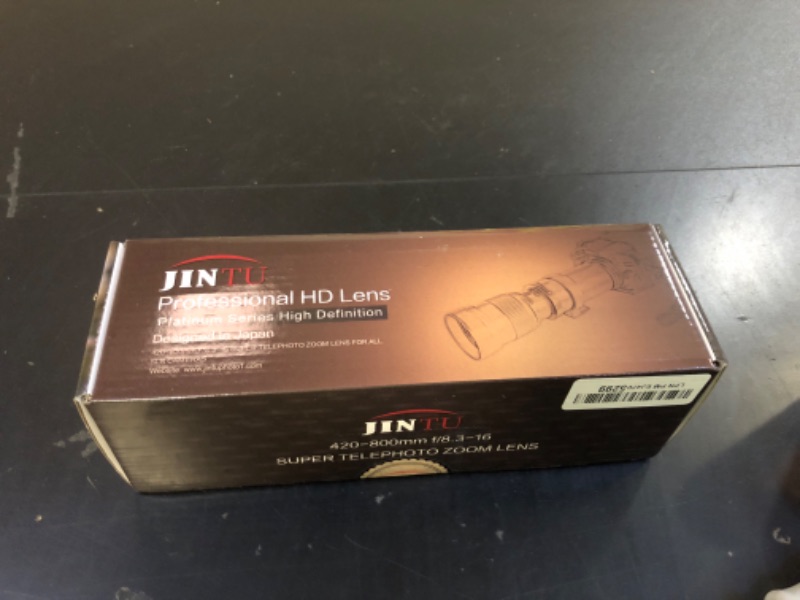 Photo 1 of JINTU Telephoto Lens 420-800mm f/8.3 Manual for Canon EF Mount T7i T6 T6i T6s T7 T8i T3i, T4i, T5, T5i, SL2, SL1 4000D 2000D 80D 90D 5D III 6D 7D II 60D 70D 250D 750D 760D 1200D 1300D 2000D Cameras
