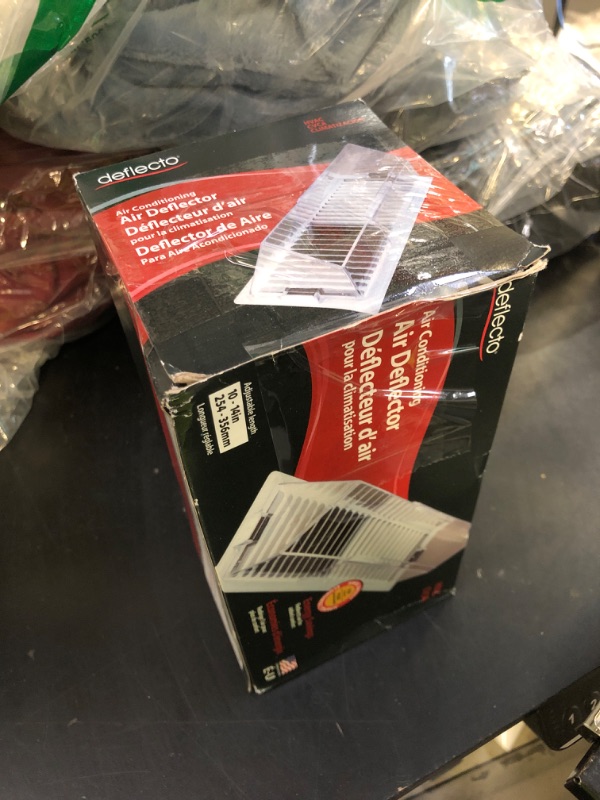 Photo 1 of Deflecto Adjustable Air Deflector, 10"x 14" (40)