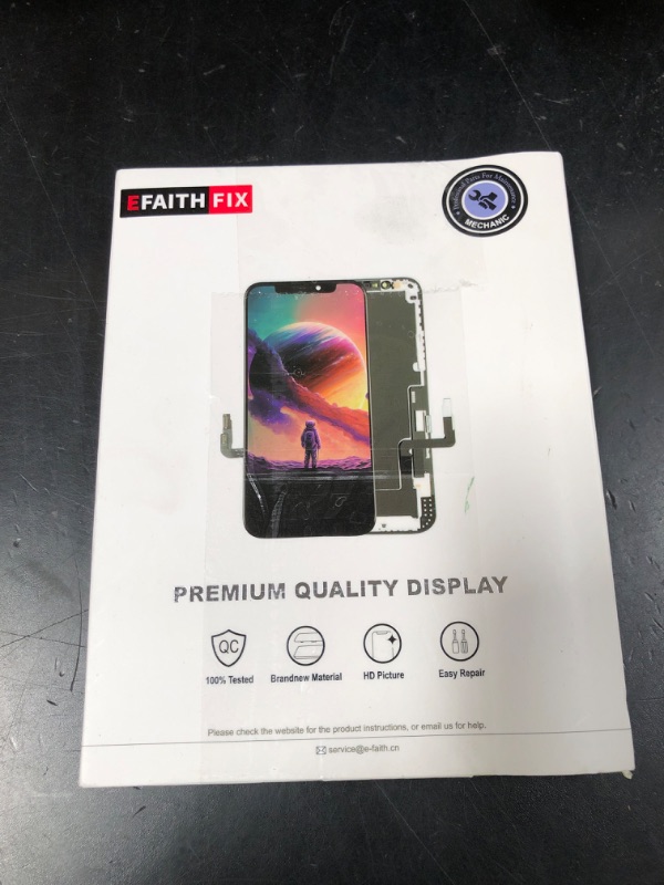 Photo 1 of EFAITHFIX for iPhone 13 Screen Replacement 6.1 Inch LCD Screen 3D Touch Display Full HD Digitizer Frame Assembly (A2482 A2631 A2633 A2634 A2635) with Repair Tools Screen Protector Waterproof Adhesive