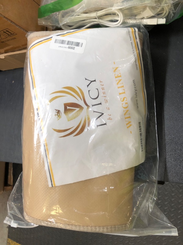 Photo 1 of IVICY Linen Car Seat Cover for Cars - Soft & Non-Slip - Front Car Seat Protector Covers for Most Automotive, Vans, SUVs, Trucks - 1 Unit – Warm Beige