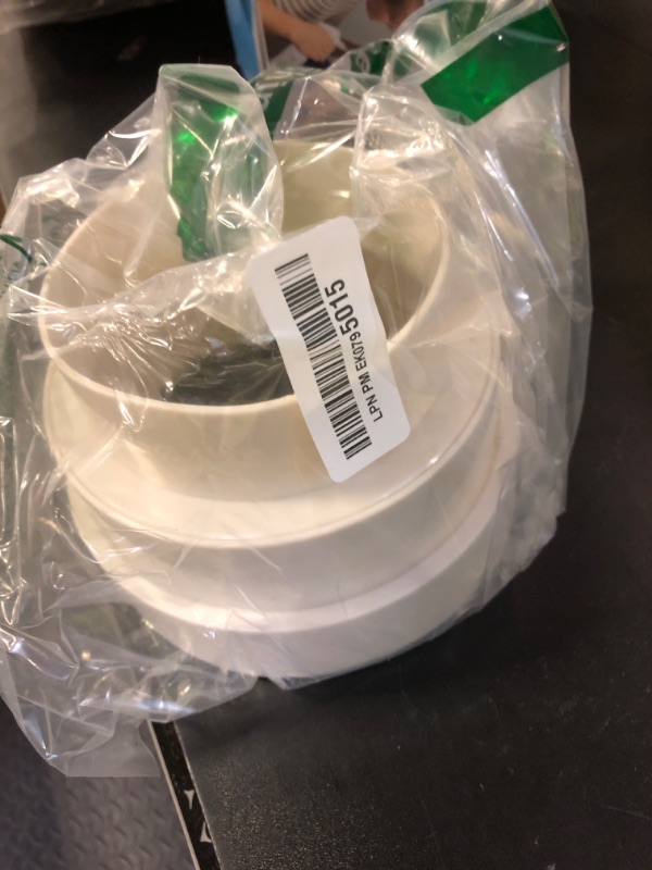 Photo 1 of PATIKIL 6.5" to 6" to 4.6" Duct Reducer, Duct Connector Ducting Inline Adapter Increaser ABS Plastic Vent for HVAC Heating Cooling Air Ventilation