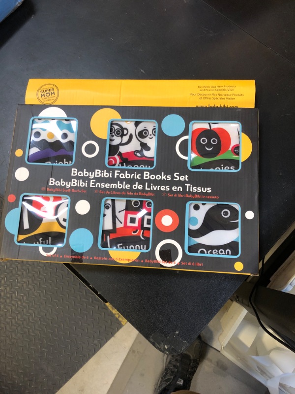 Photo 1 of Cloth Books (Set of 6). High Contrast Soft Books. Black and White Images Encourage Infant Development – Suitable for Babies and Toddlers from 3 Months