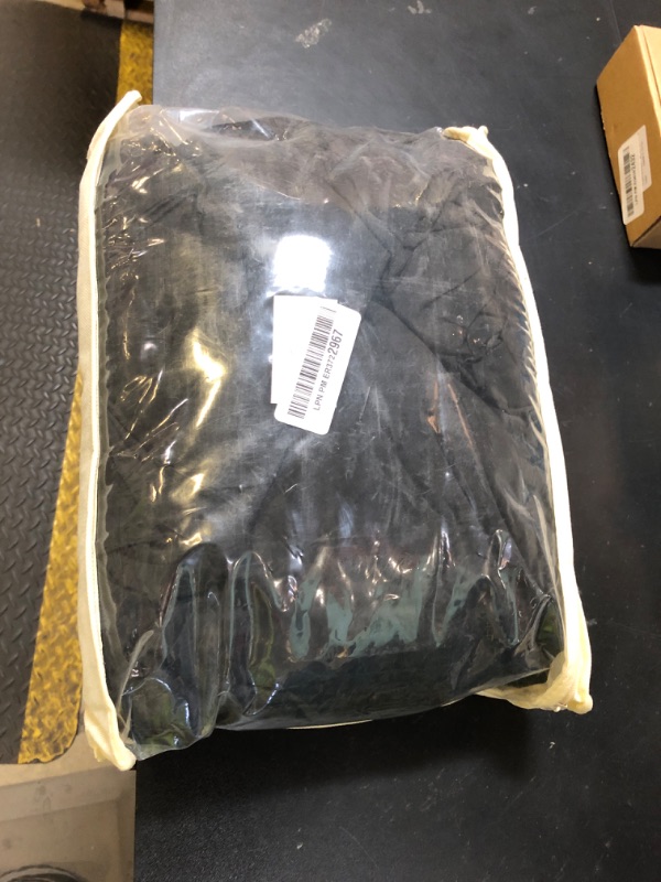 Photo 1 of Leegleri 2 Pack Black Spandex Round Tablecloths, Stretchy 120inch Fitted 5FT Round Table Cloths with Skirt for Wedding Party Dining Banquet