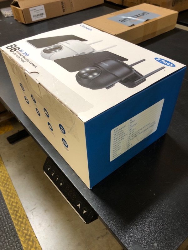 Photo 1 of 2K Cameras for Home Security-2.4G WiFi Outdoor Camera Wireless Solar/Battery Powered with solar panel, 360° Viewing, AI Human Detection, Color Night Vision, with SD Storage, Works with Alexa(2 Pack)