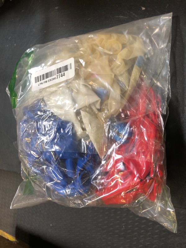 Photo 1 of JOYYPOP 80Pcs Red White and Blue Latex Balloons with Confetti Balloons for 4th of July Decorations Independence Day Patriotic Anniversary